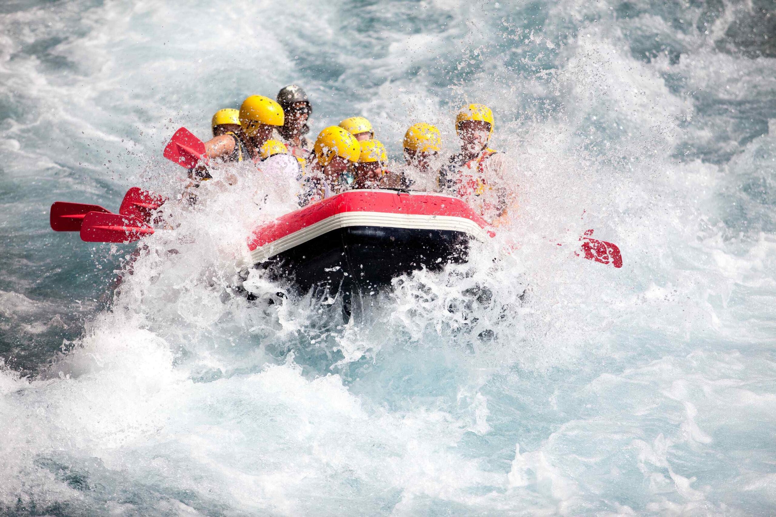 Rafting på Nilen i Jinja