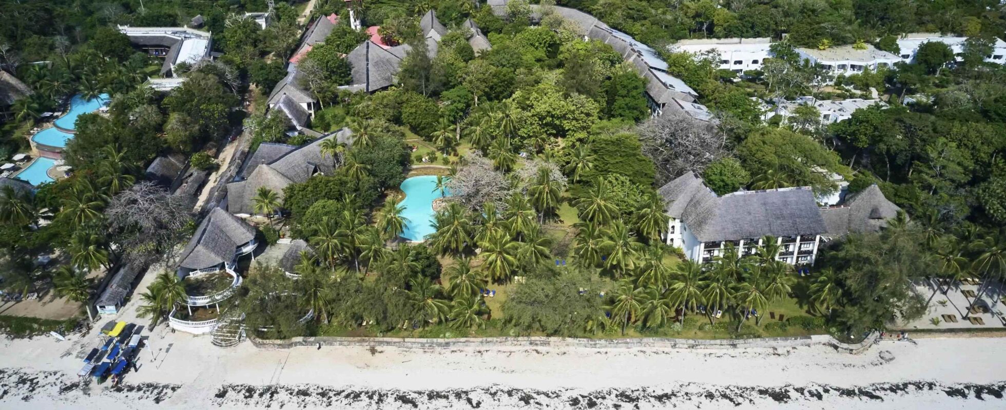 Udsigt over Papillon Lodge i Kenya