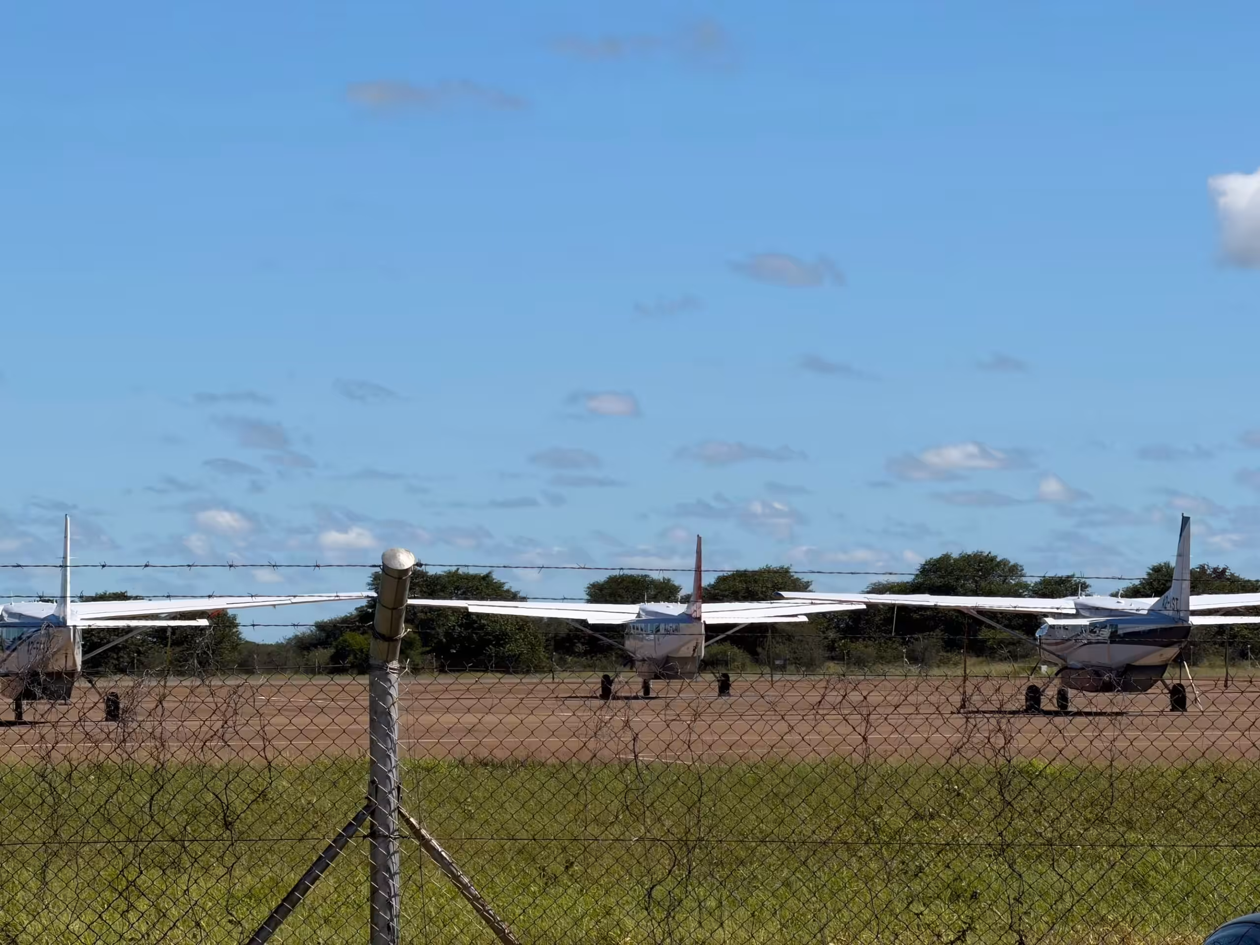 Flyvning fra Moremi Game Reserve til Maun