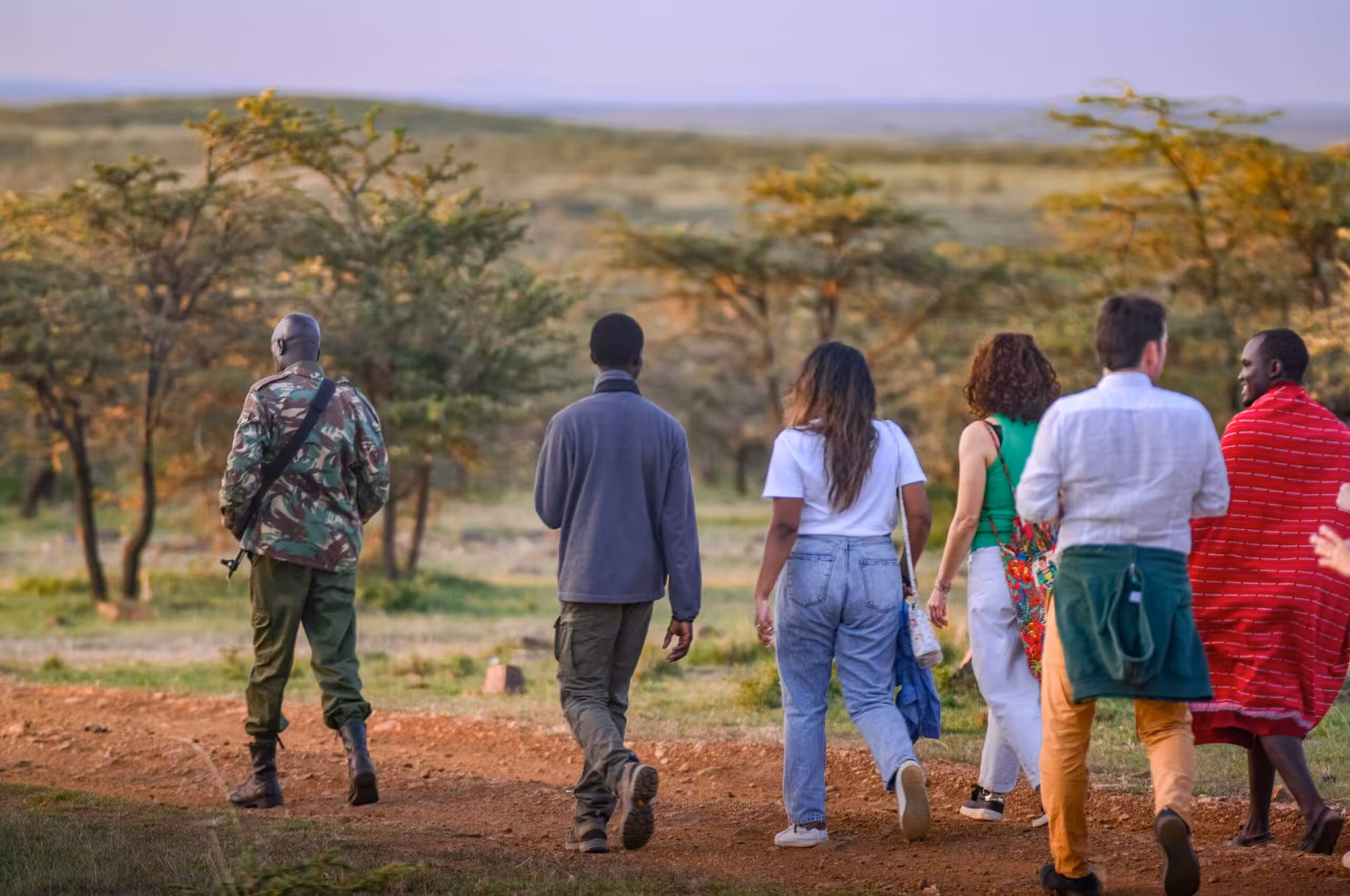 Safari til fods i Zebra Plains